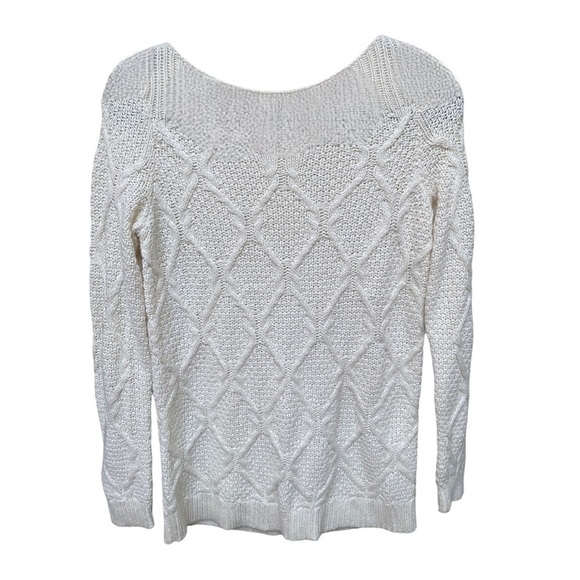 Loft Geometric Pattern Knit Sweater I Size: S - Picture 1 of 6